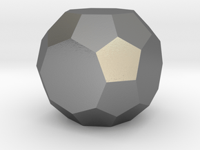 10. Truncated Triakis Octahedron - 10mm in Polished Silver