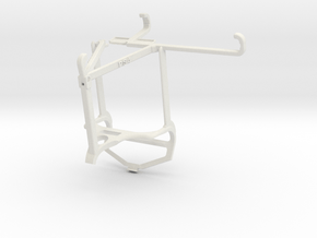 Controller mount for PS4 & Nokia G21 - Top in White Natural Versatile Plastic