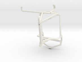 Controller mount for PS4 & Samsung Galaxy F23 - To in White Natural Versatile Plastic