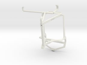Controller mount for PS4 & TCL 30+ - Top in White Natural Versatile Plastic