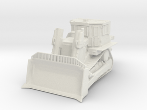 D9 Armored Dozer 1/120 in White Natural Versatile Plastic