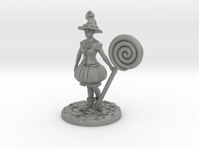 Sweets Witch Hag TTRPG Creature Mini in Gray PA12