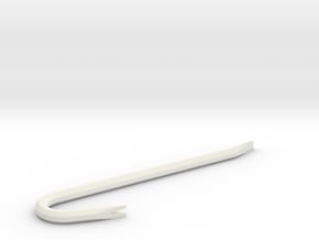 Crowbar Action Figure Accessory in White Natural Versatile Plastic