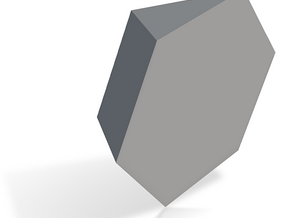 03. Triangular Cupola - 1in in Tan Fine Detail Plastic