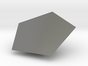 02. Pentagonal Pyramid - 10mm in Polished Silver