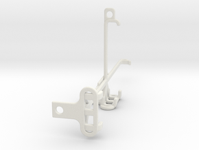 Tecno Spark 8C tripod & stabilizer mount in White Natural Versatile Plastic