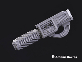 Eternus Assault Armor : Heat Ray Cannon in Tan Fine Detail Plastic