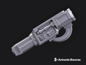Eternus Assault Armor : Plasma Cannon in Tan Fine Detail Plastic