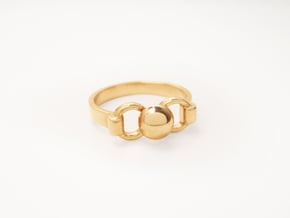 New Moon in 14K Yellow Gold