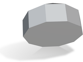 20. Elongated Pentagonal Cupola - 1in in Tan Fine Detail Plastic