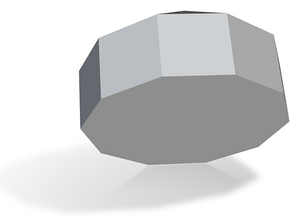 20. Elongated Pentagonal Cupola - 10mm in Tan Fine Detail Plastic