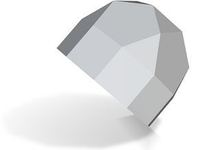 21. Elongated Pentagonal Rotunda - 10mm in Tan Fine Detail Plastic
