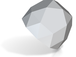 25. Gyroelongated Pentagonal Rotunda - 1in in Tan Fine Detail Plastic