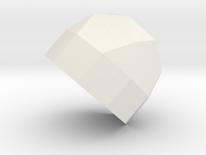 21. Elongated Pentagonal Rotunda - 1in in White Natural Versatile Plastic