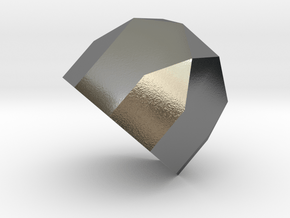 21. Elongated Pentagonal Rotunda - 10mm in Polished Silver
