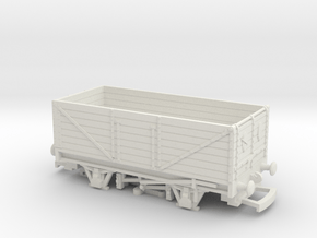 HO/OO 7-Plank Wagon Season-1 Bachmann Redux in White Natural Versatile Plastic
