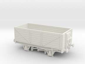 HO/OO "Rickety" 7-Plank Wagon Chain Redux in White Natural Versatile Plastic