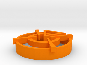 Orange/Avarice Lanterns Logo in Orange Processed Versatile Plastic