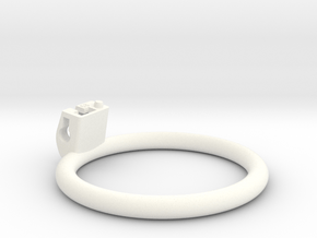 Cherry Keeper Ring G2 - 68mm Flat in White Processed Versatile Plastic