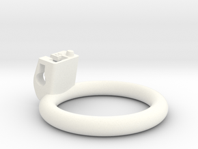 Cherry Keeper Ring G2 - 44mm Flat in White Processed Versatile Plastic