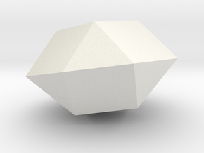 29. Square Gyrobicupola - 1in in White Natural Versatile Plastic
