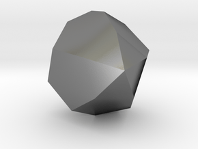 61. Triaugmented Dodecahedron - 10mm in Polished Silver