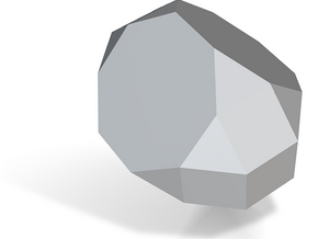 67. Biaugmented Truncated Cube - 10mm in Tan Fine Detail Plastic