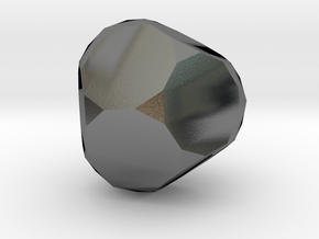 71. Triaugmented Truncated Dodecahedron - 10mm in Polished Silver