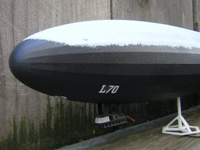 Zeppelin L70 1:350 scale Hull in White Natural Versatile Plastic