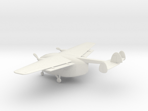 Miles M.57 Aerovan 1 in White Natural Versatile Plastic: 1:64 - S