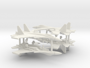 J-15 Flying Shark (Clean) in White Natural Versatile Plastic: 1:700
