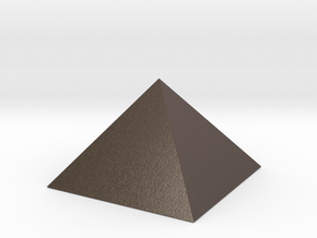 giza2 in Polished Bronzed-Silver Steel