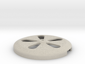 Oliver No.9 Typewriter Spool Cover (No Handle) in Natural Sandstone