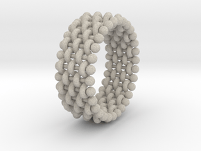 woven ring 3 in Natural Sandstone