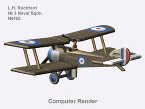 Leonard Rochford Sopwith Pup (full color) in Natural Full Color Nylon 12 (MJF)