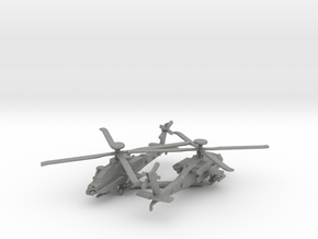 Boeing AH-64D Longbow Apache Attack Helicopter in Gray PA12: 6mm