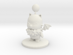 Final Fantasy inspired, Mog/ Moogle, 28mm base in White Natural Versatile Plastic