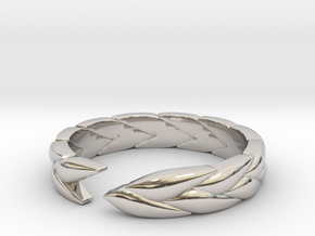 Ear of wheat [ring] in Platinum