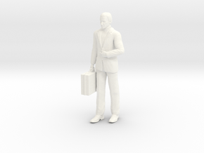 Six Million Dollar Man - Oscar w/ Briefcase 1.24 in White Processed Versatile Plastic