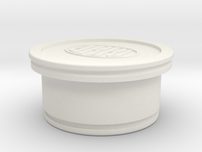 Arri-S camera port cap/plug (v2) in White Natural Versatile Plastic