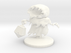 Legend of Zelda inspired, Poe, 25mm in White Smooth Versatile Plastic