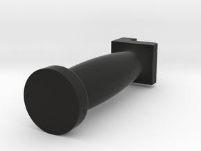 Picatinny Vertical Foregrip VFG1 in Black Smooth Versatile Plastic