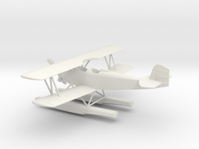Fleet Model 2 Floatplane in White Natural Versatile Plastic: 1:64 - S