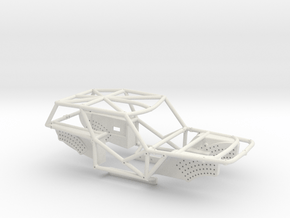 Scx24 micro Wraith chassis stock electronic in White Natural Versatile Plastic