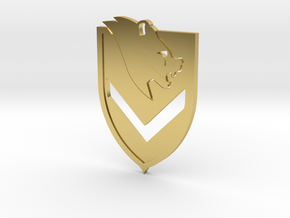 Windhelm Crest, Pin-on in Polished Brass
