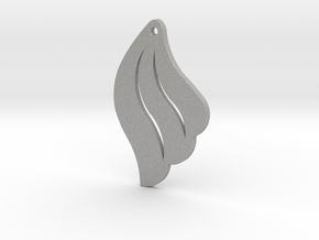 Earring shape 2 in Aluminum: Medium