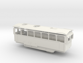 H0e – 009 Type 23 Garratt Tram Cab in White Natural Versatile Plastic