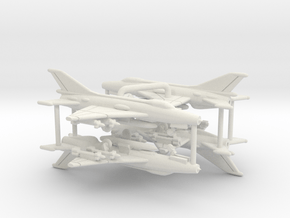 J-7E Fishbed (Loaded) in White Natural Versatile Plastic: 1:350
