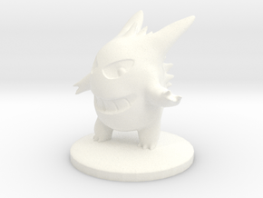 Pokemon inspired, Gengar, 25 base in White Smooth Versatile Plastic