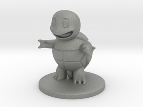 Pokemon inspired, Squirtle, 25mm base in Gray PA12